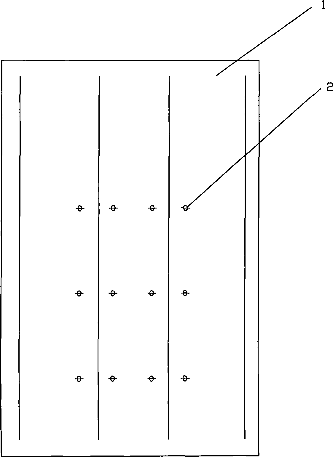 Solar heat absorption plate