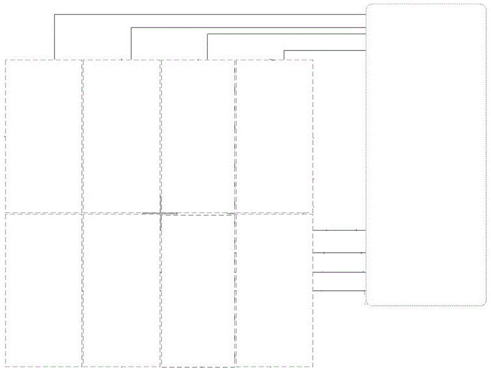 Method for multichannel dynamic grouping switching of multi-beam parabolic antennas