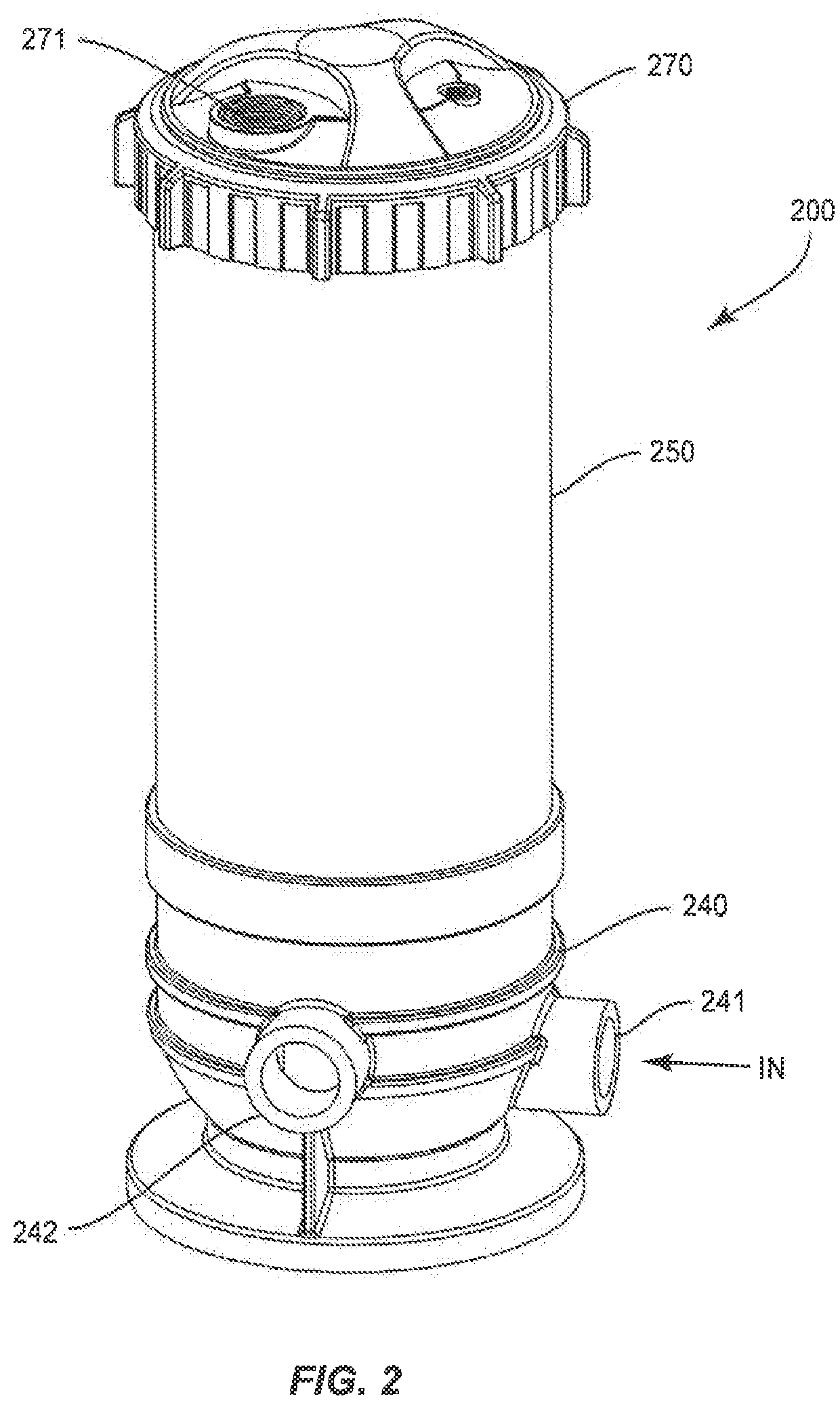 Self cleaning filter system and method