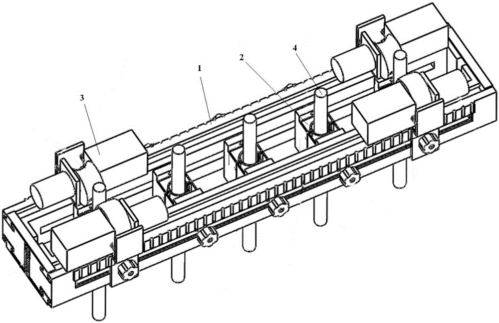 Device for detecting multiple steel wire ropes and application thereof