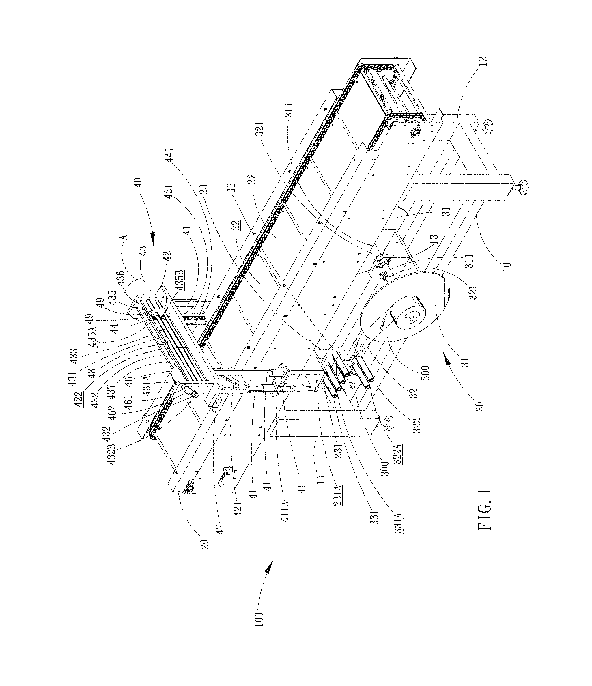 Plastic film wrapping device