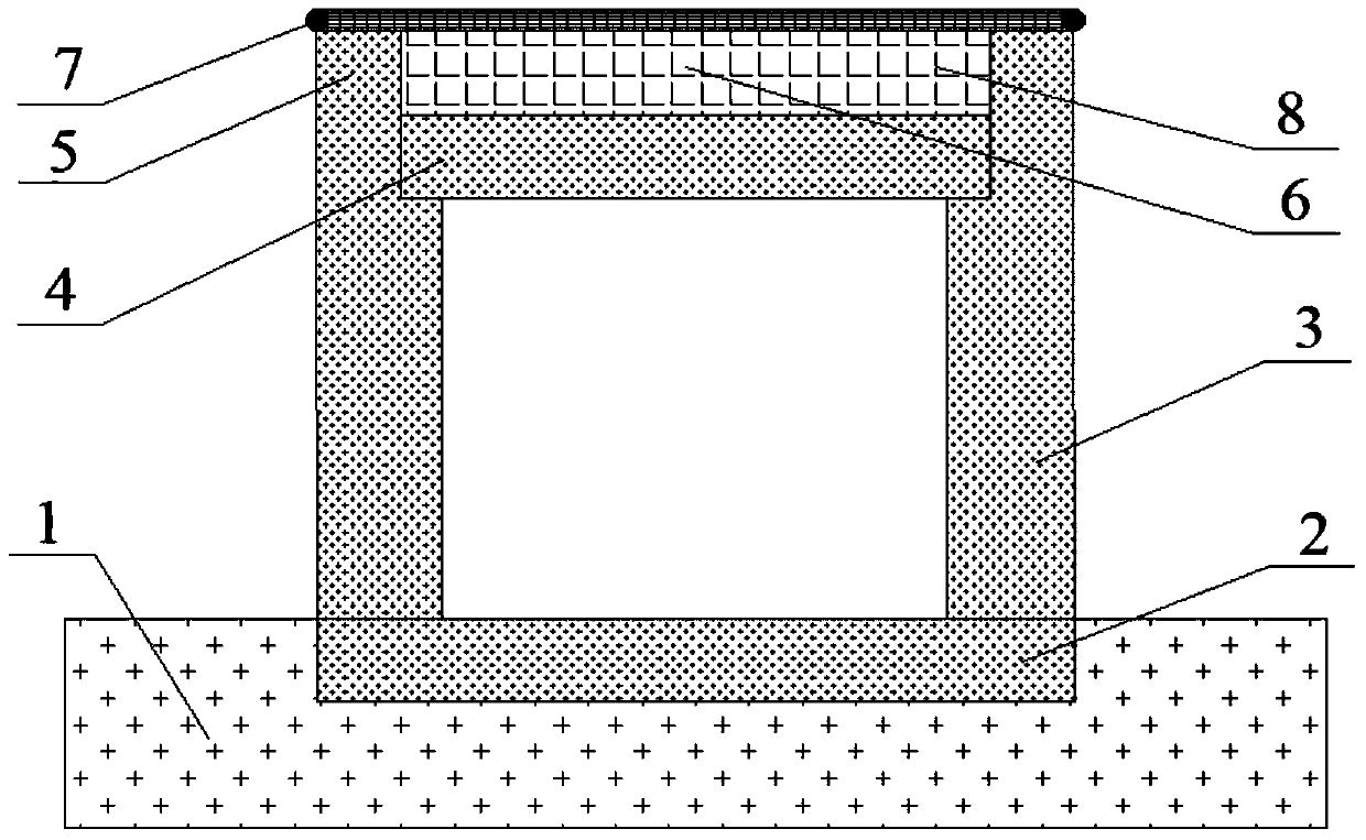 Load-shedding type rigid culvert structure