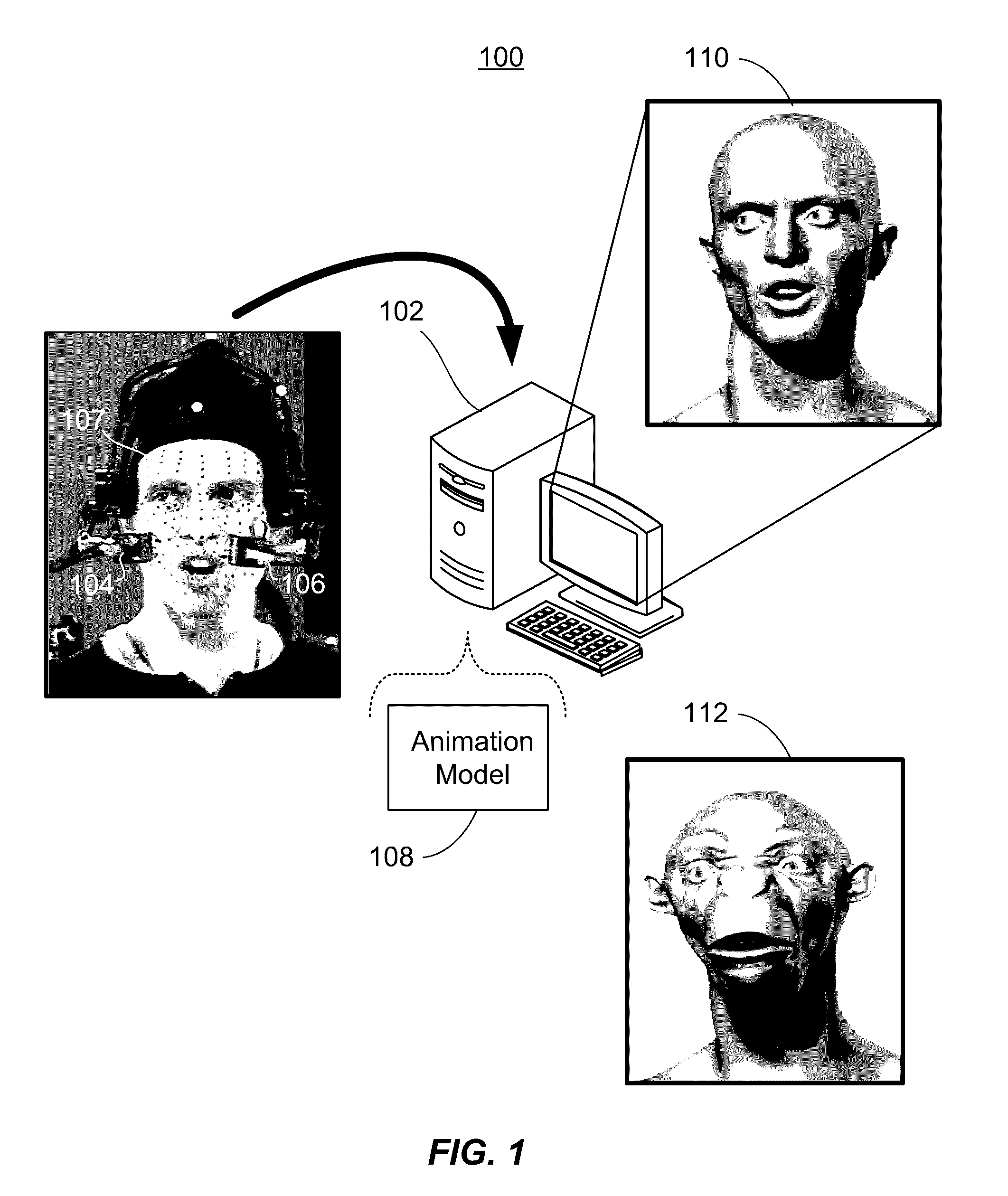 Lip synchronization between rigs