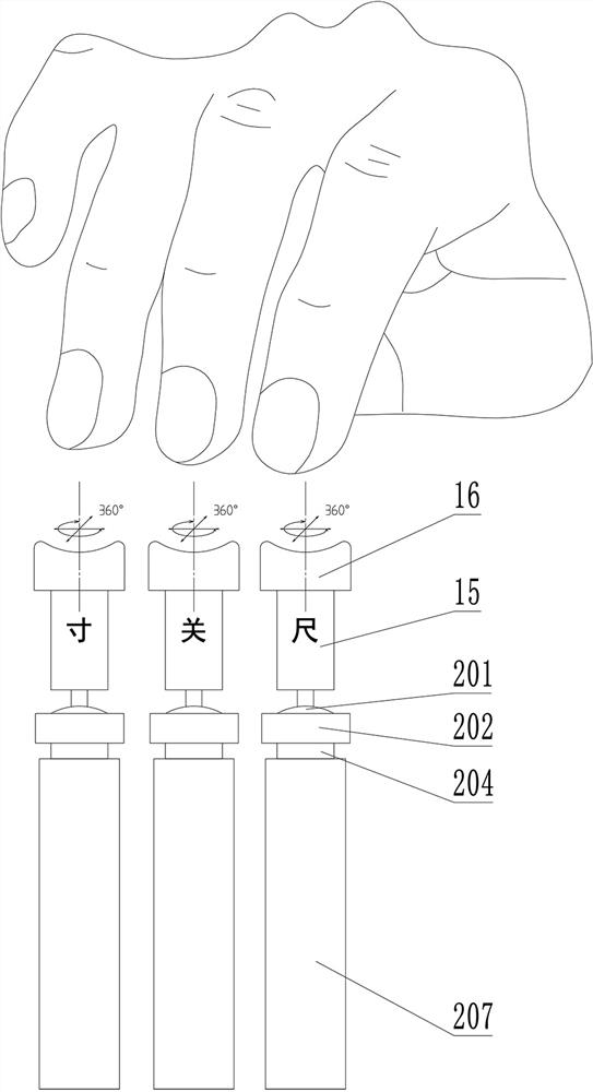 Pulse condition acquisition device for remote pulse feeling