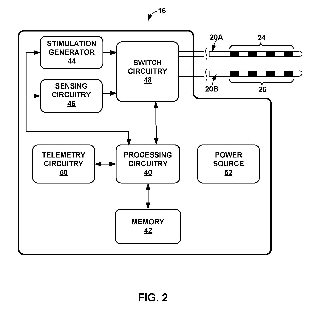 Non-continuous electrical stimulation therapy