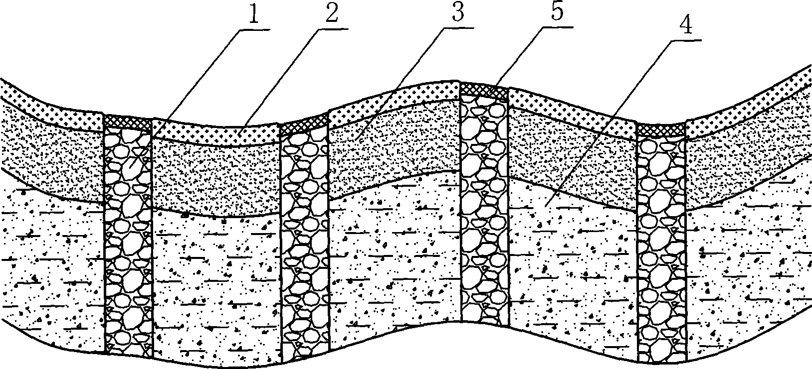 Soil improvement method of alkaline land by making leakage on earth's surface