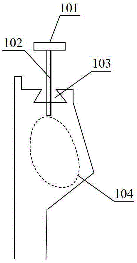 Main rope wedge ejector and main rope wedge ejector system