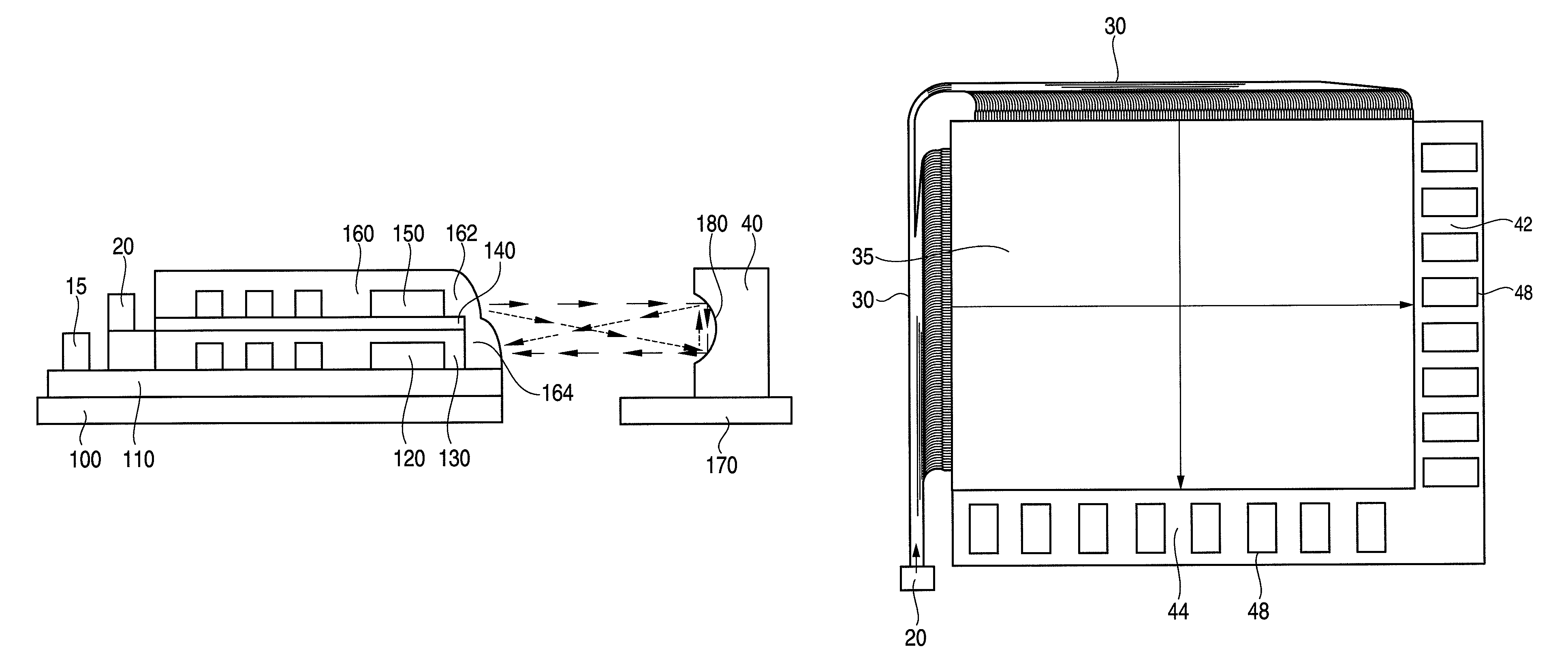 Apparatus using waveguide, optical touch panel, and method of fabricating waveguide