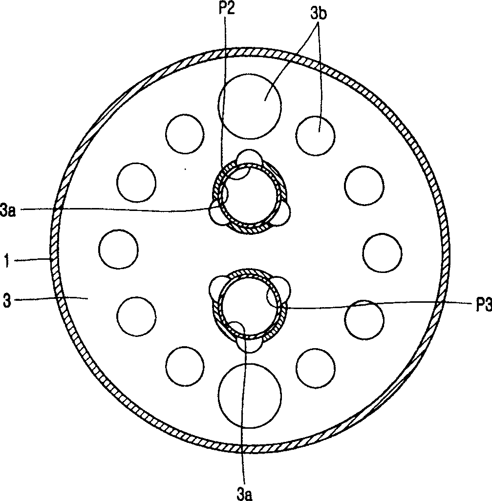 Vibration-noise absorber of liquid-storage tank for compressor