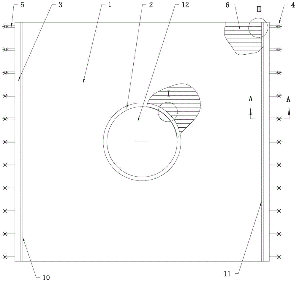 Plate type integral heat tube for heat radiation of electric magnetic iron remover