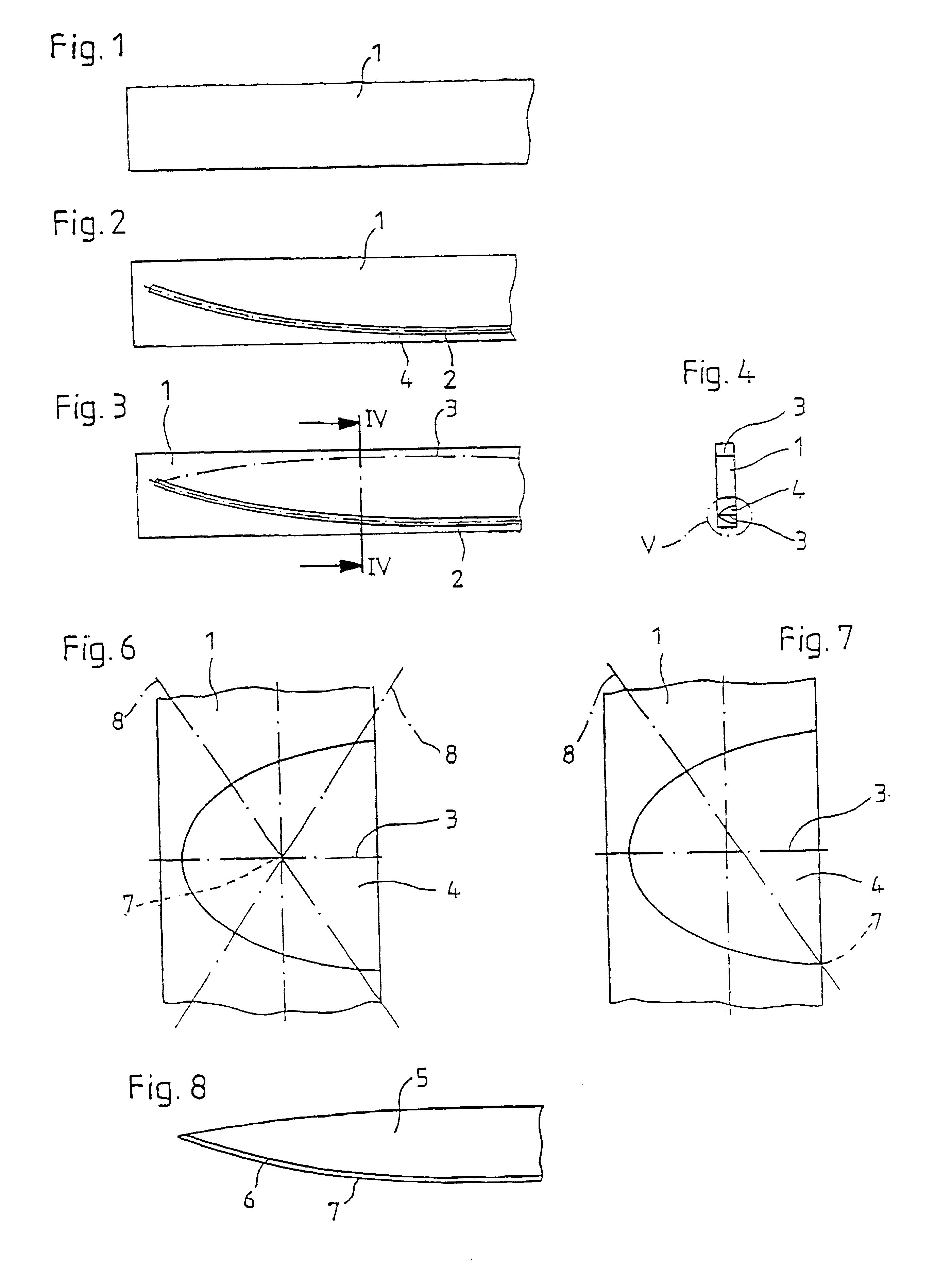 Process for manufacturing a blade of a cutting tool and product manufactured therewith