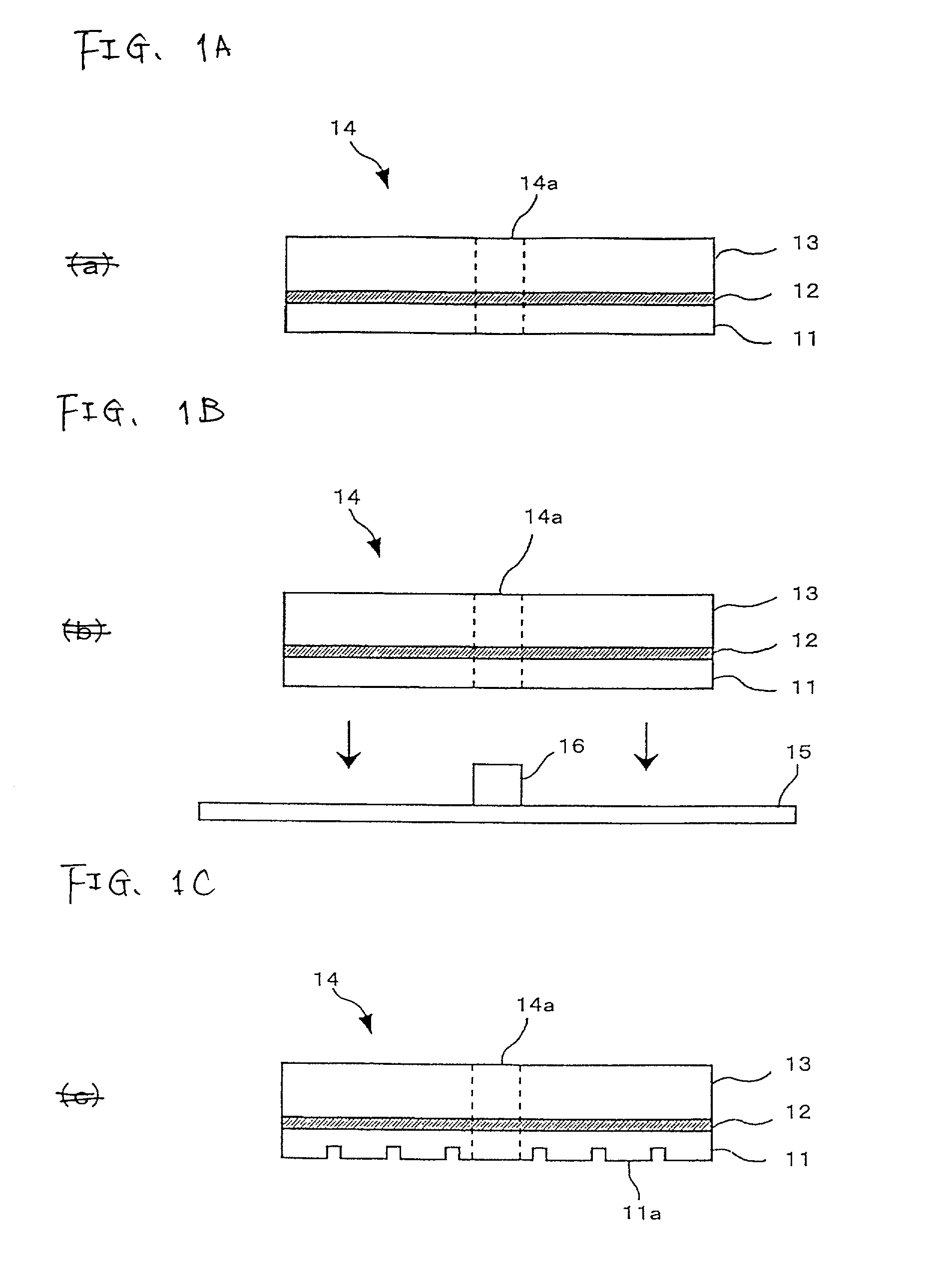 Method of manufacturing a disk and transfer method for the disk