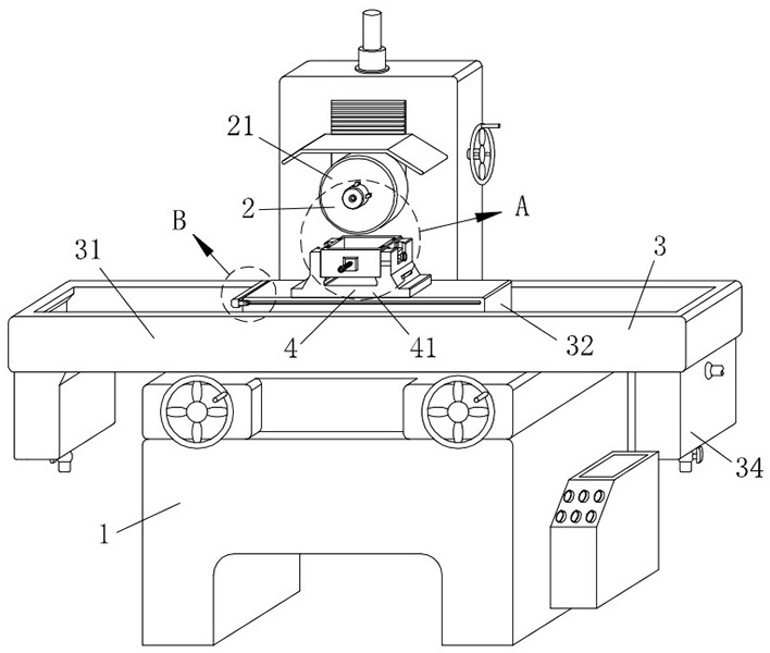 A grinder equipment for convenient replacement of grinding tools