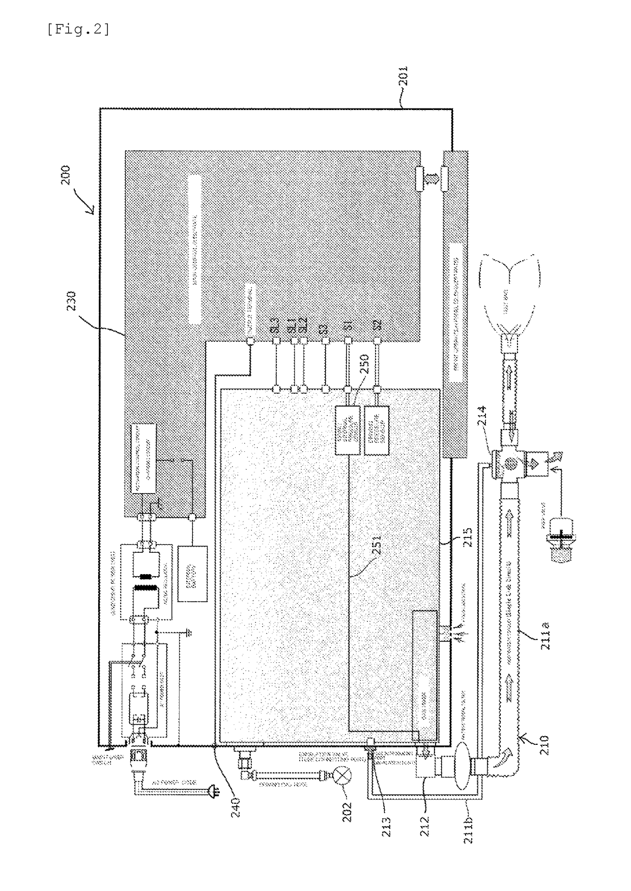 Cardiopulmonary resuscitation system, cardiopulmonary resuscitation device, and artificial respirator