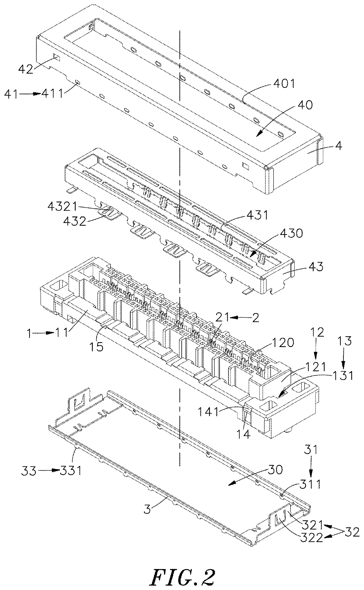 Electrical connector grounding structure