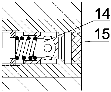 Adjustable air damping buffer