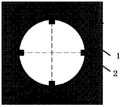 Method for in-hole guiding deviation rectification and steel pipe column straightening based on one-column-one-pile back insertion method