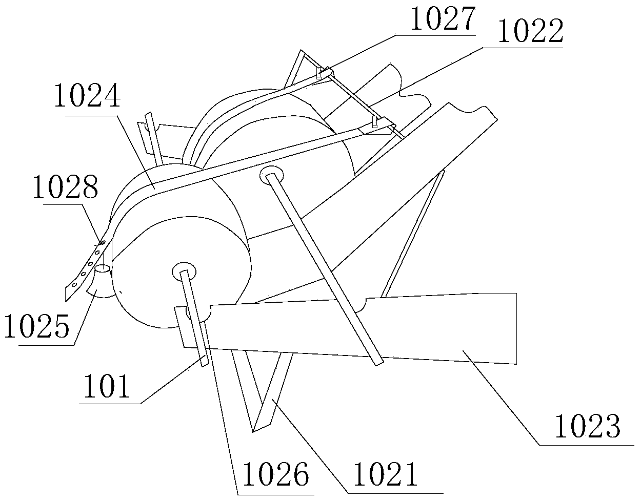 Plastic bag production device with antistatic device