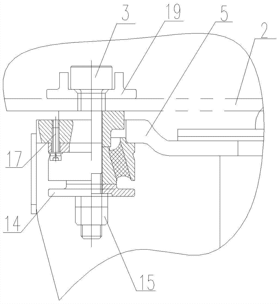 Structure and method for hanging and installing bottom suspension device of high speed motor train unit