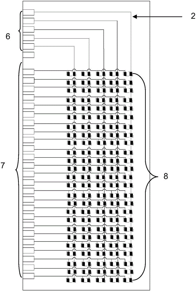 General bias circuit board for aerospace semiconductor device total dose radiation test