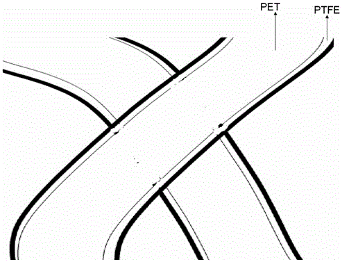 Electret non-woven filter material for air filtering