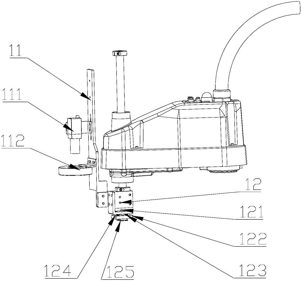 Automatic feeding assembly machine of integrated machine core component