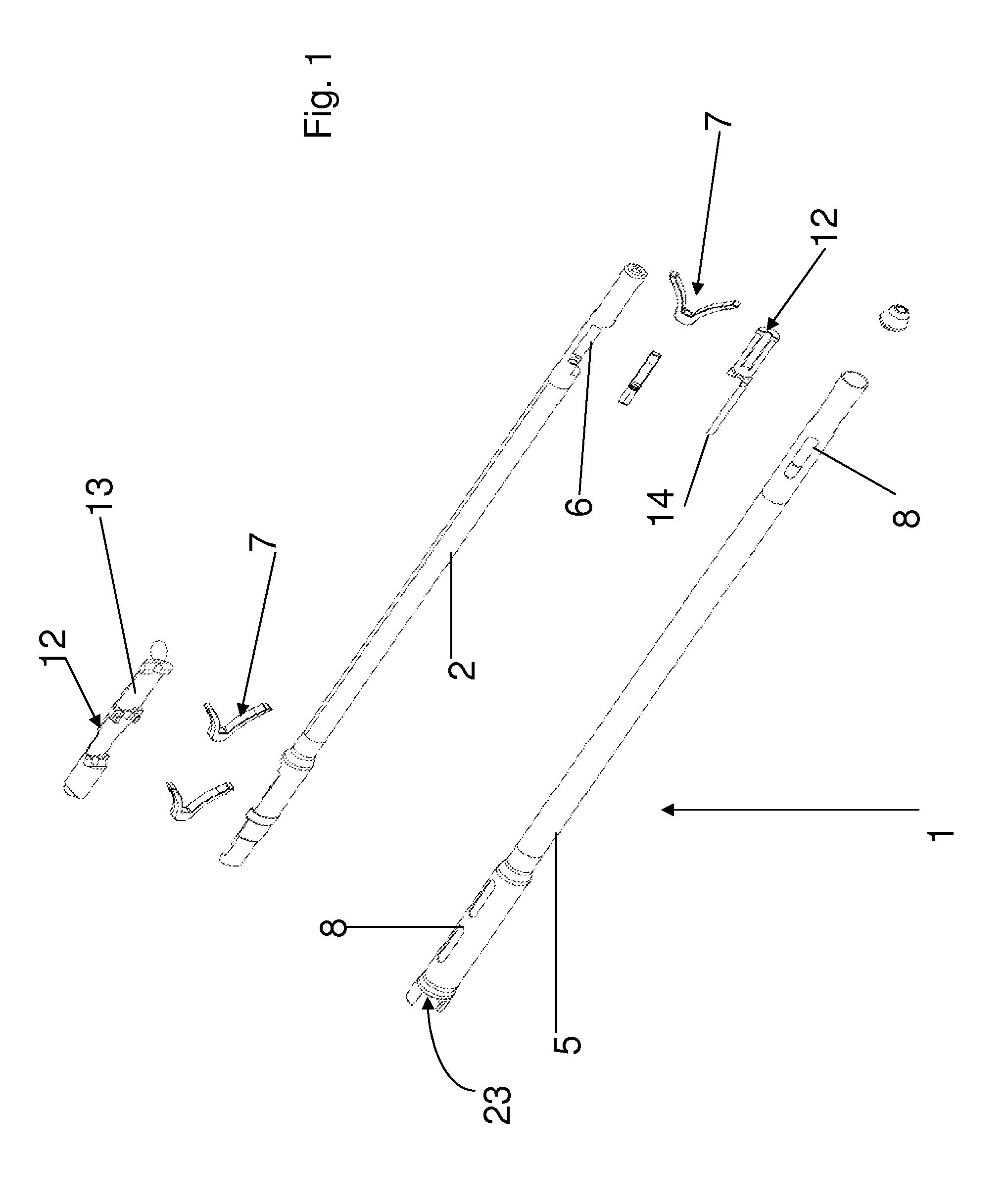 Intramedullary nail with shape memory elements