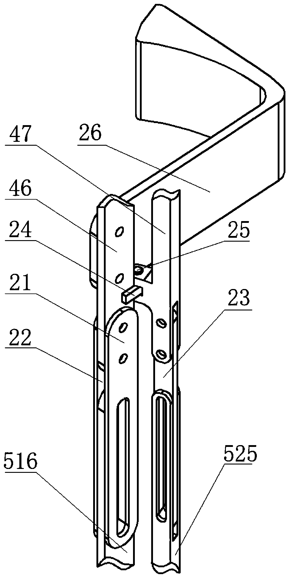 Auxiliary-supporting lower limb exoskeleton robot