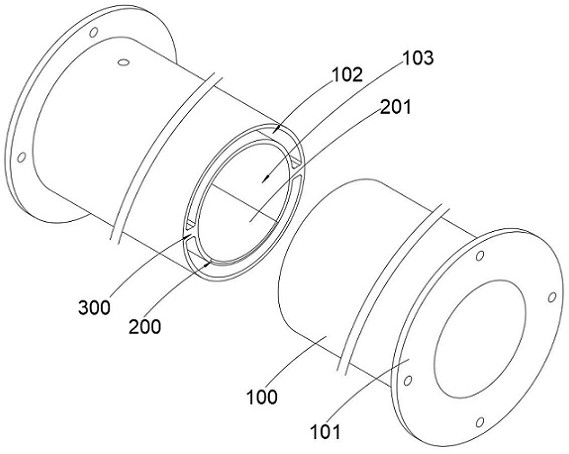 Heat preservation type metal pipeline