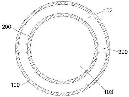 Heat preservation type metal pipeline