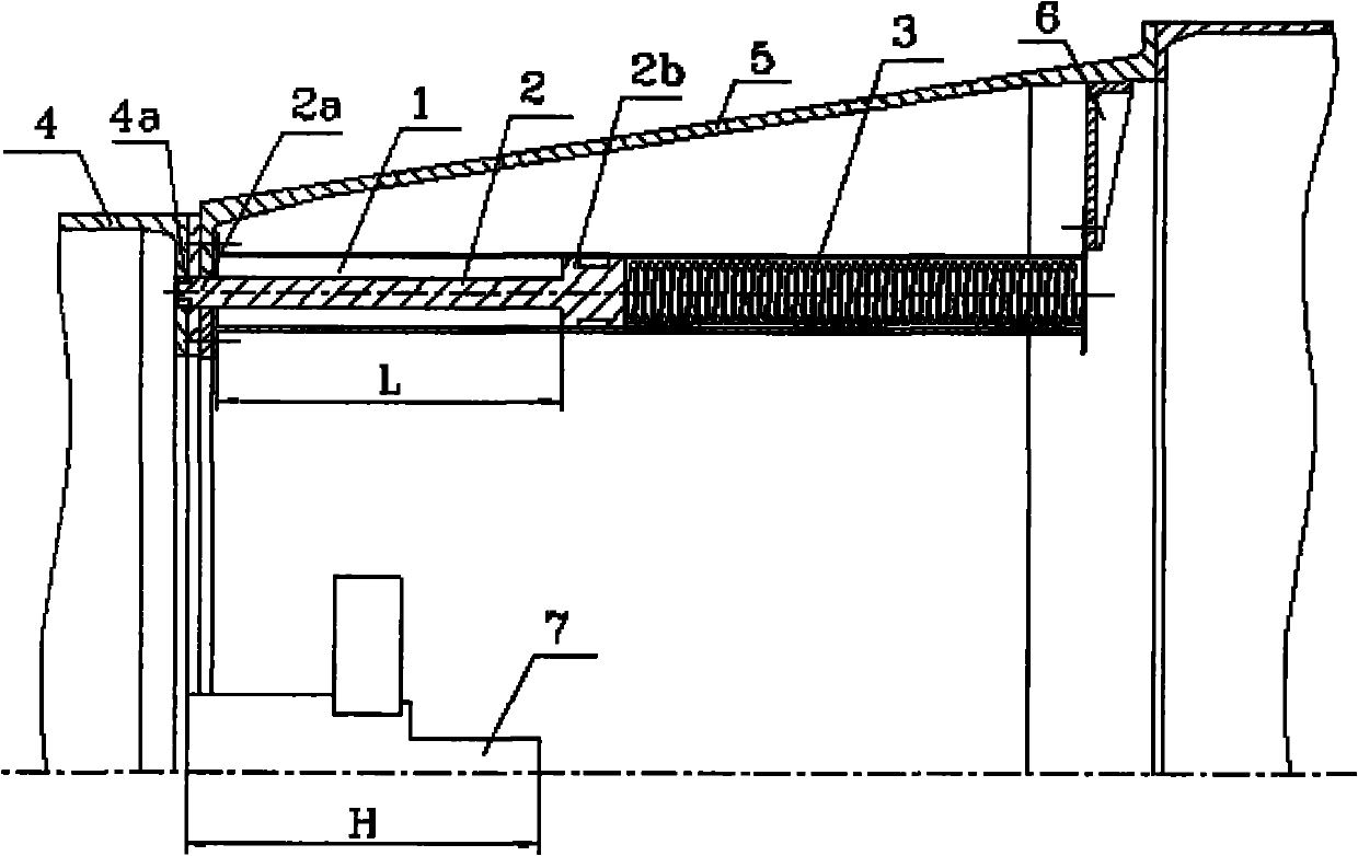 Head-body separation device with guide function