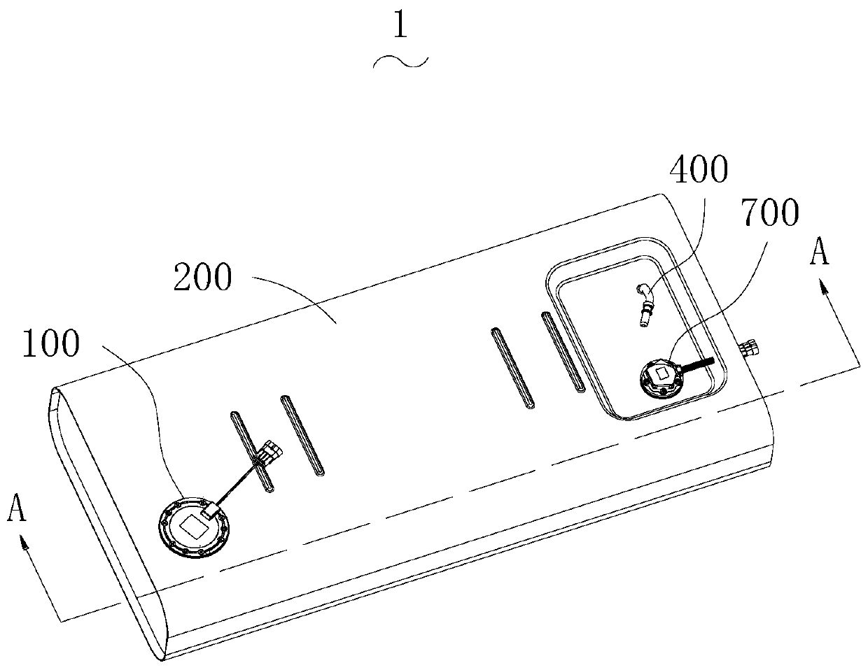 Engine oil tank oil supply system