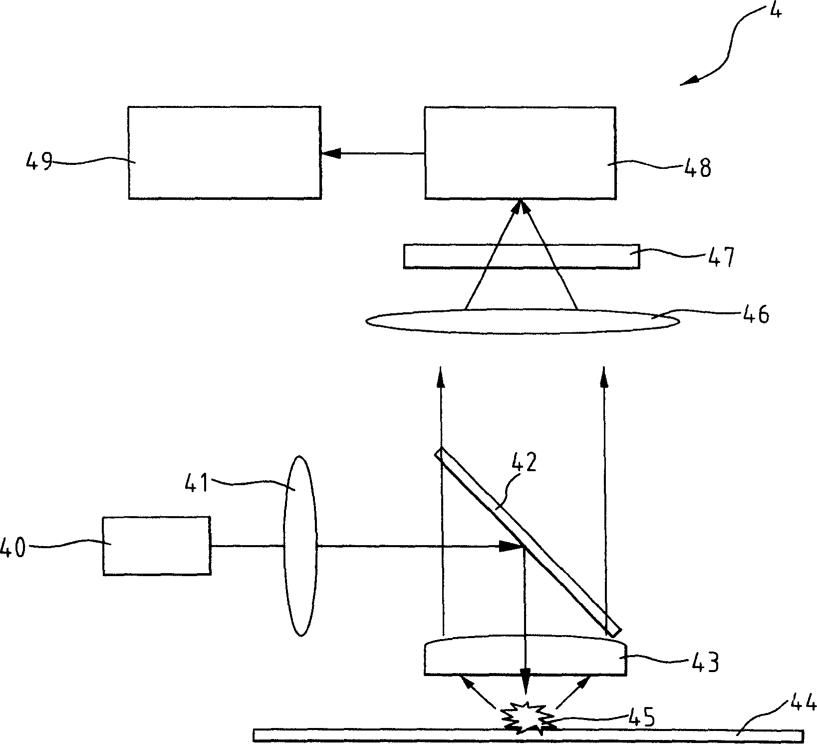 Scanning type biological chip instrument