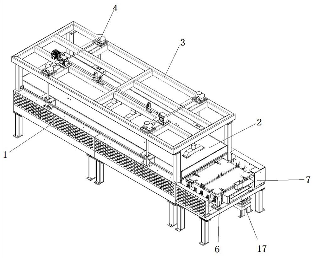 High-temperature oxygen-free tunnel furnace