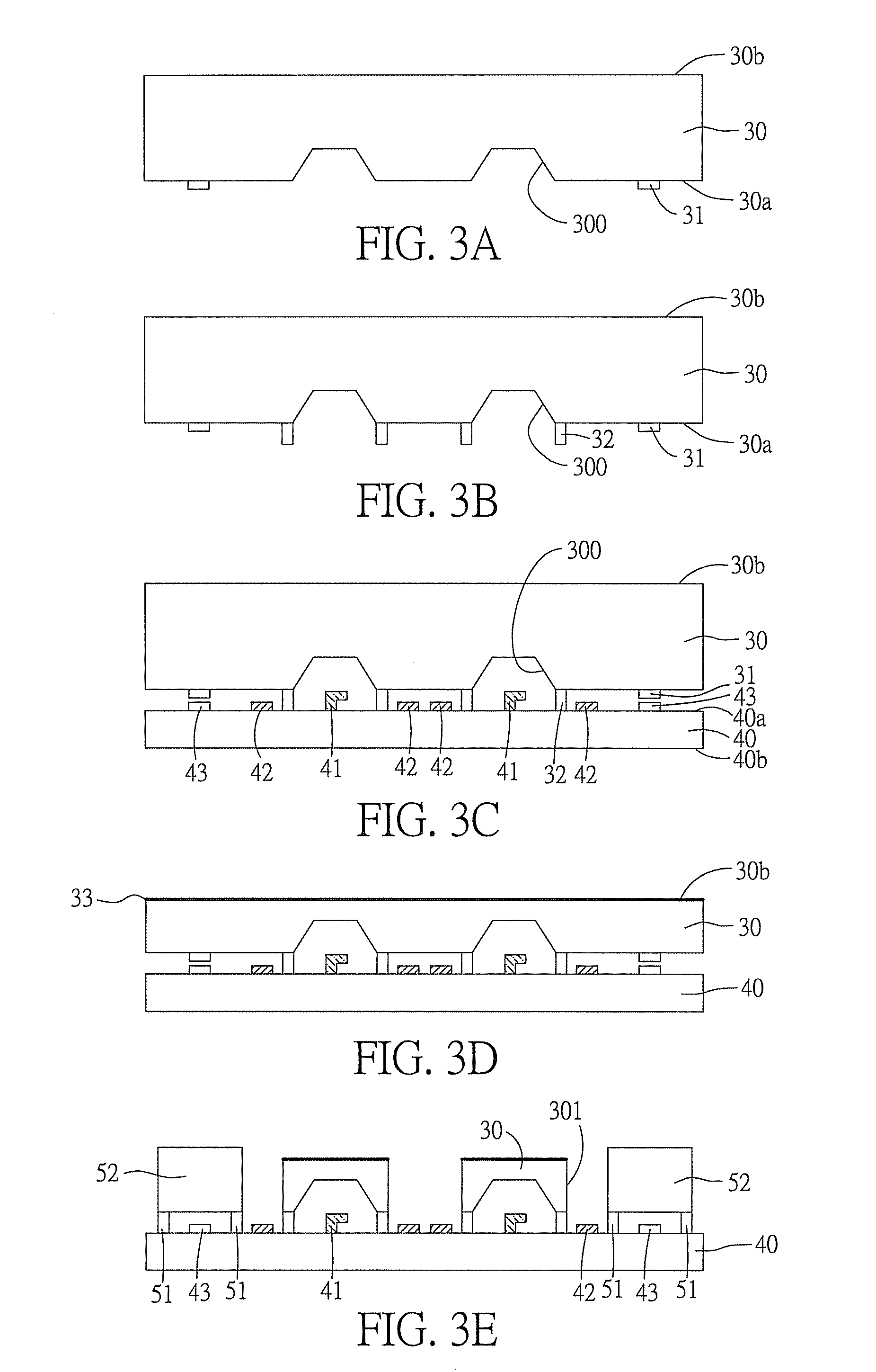 Package structure having MEMS elements and fabrication method thereof