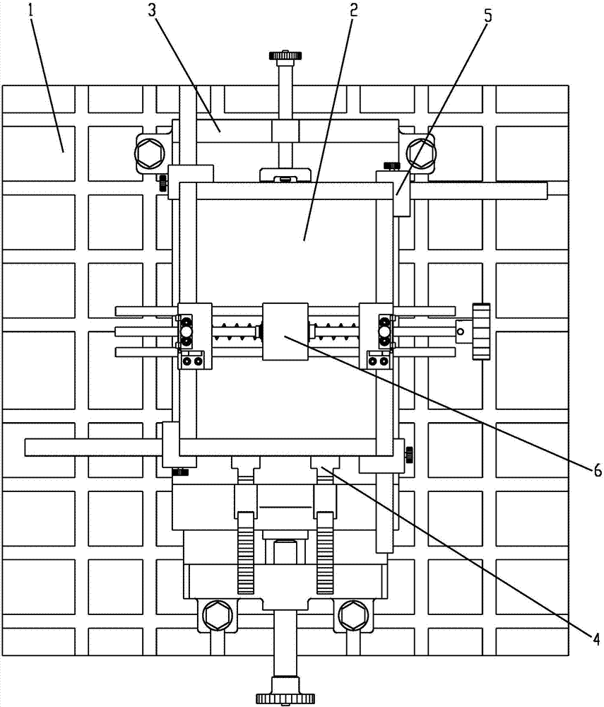 Adjustable preset powder laying device used for laser cladding