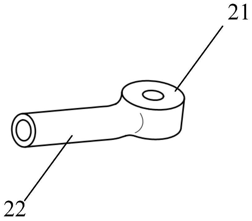 Lightning protection device of wind power blade