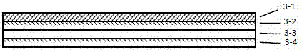 Manufacturing process of high toughness multilayer structure prepreg