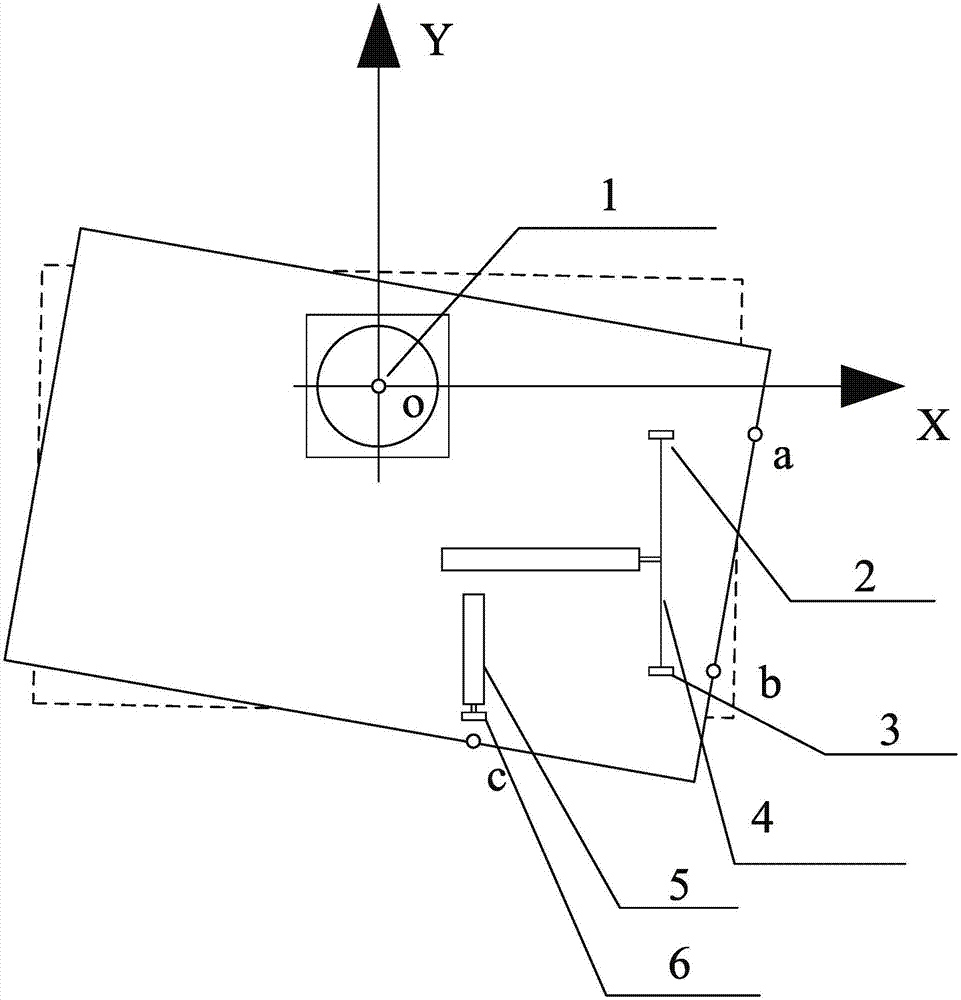 Glass grabbing position correcting system and method thereof