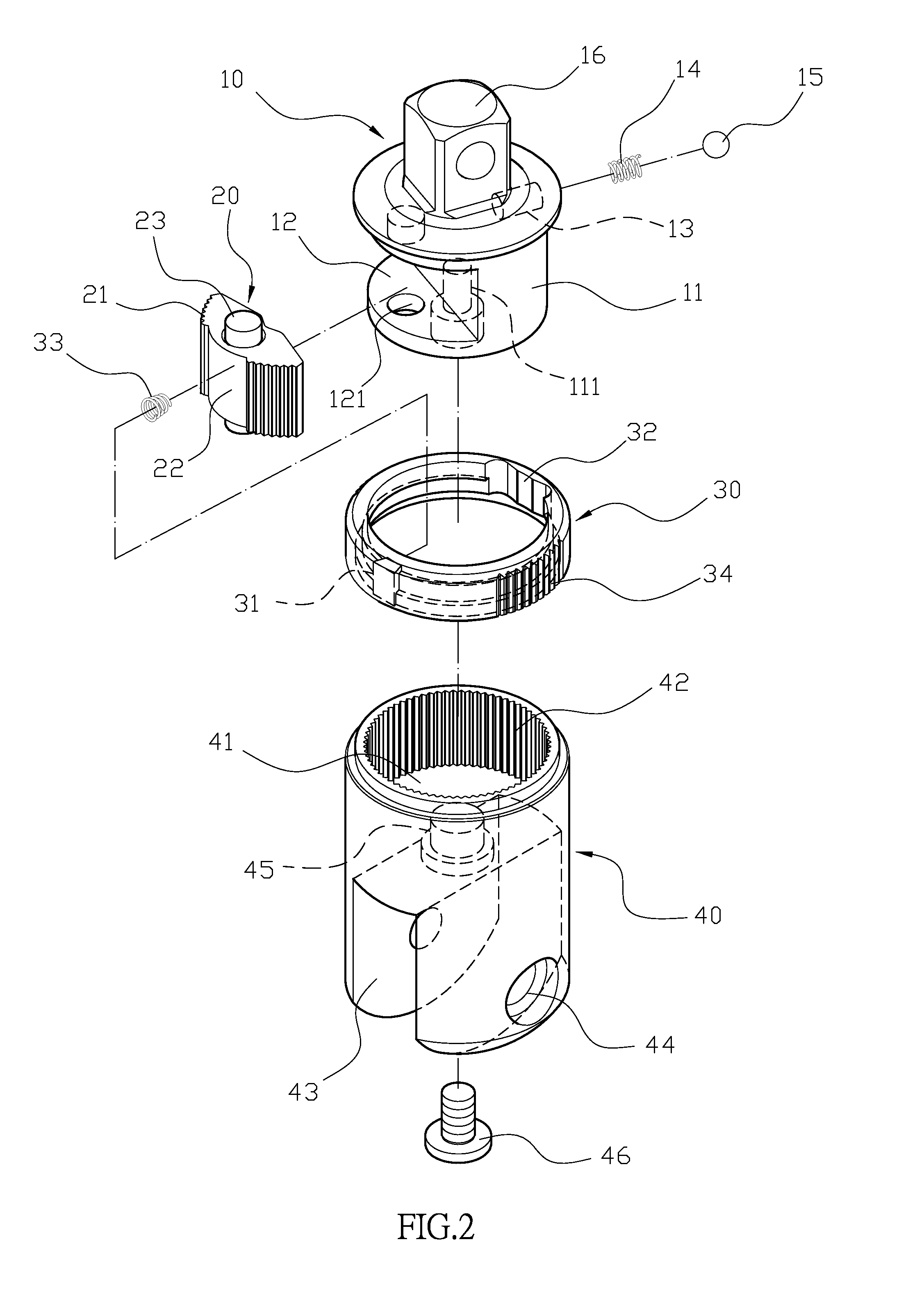 Ratchet connector