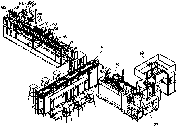 Automatic assembling equipment for network cable connector