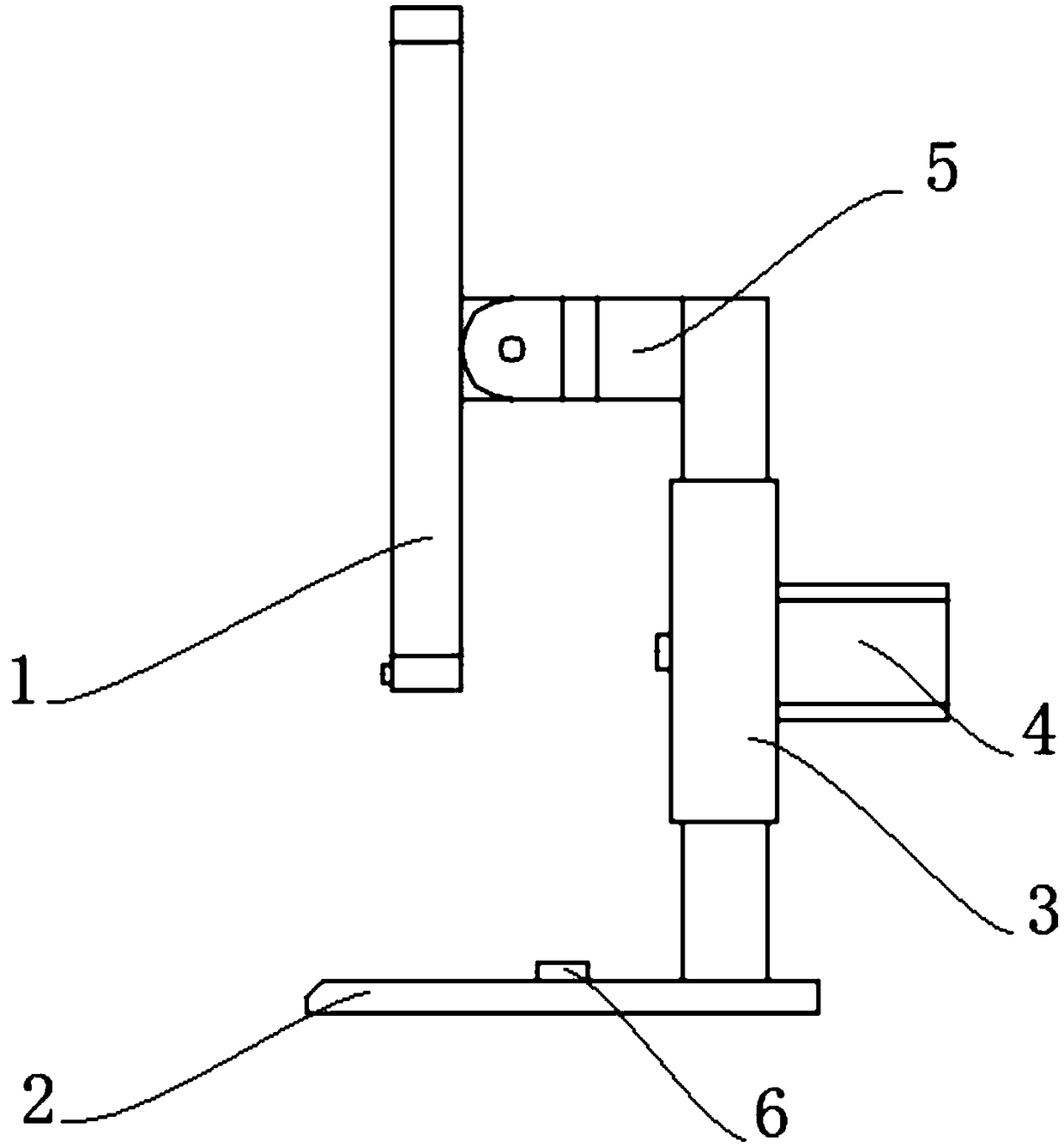 Height-adjustable computer display screen