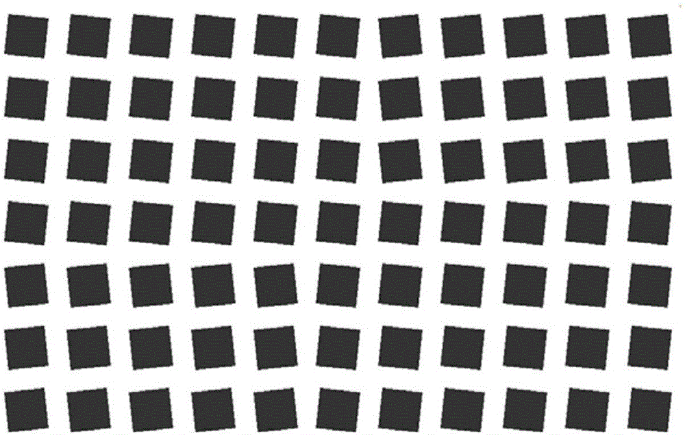 Resolution test chart and resolution test method of ultra-wide angle lens