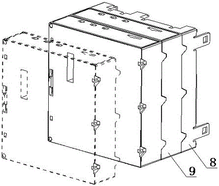 Modularized electric power meter and addressing method thereof