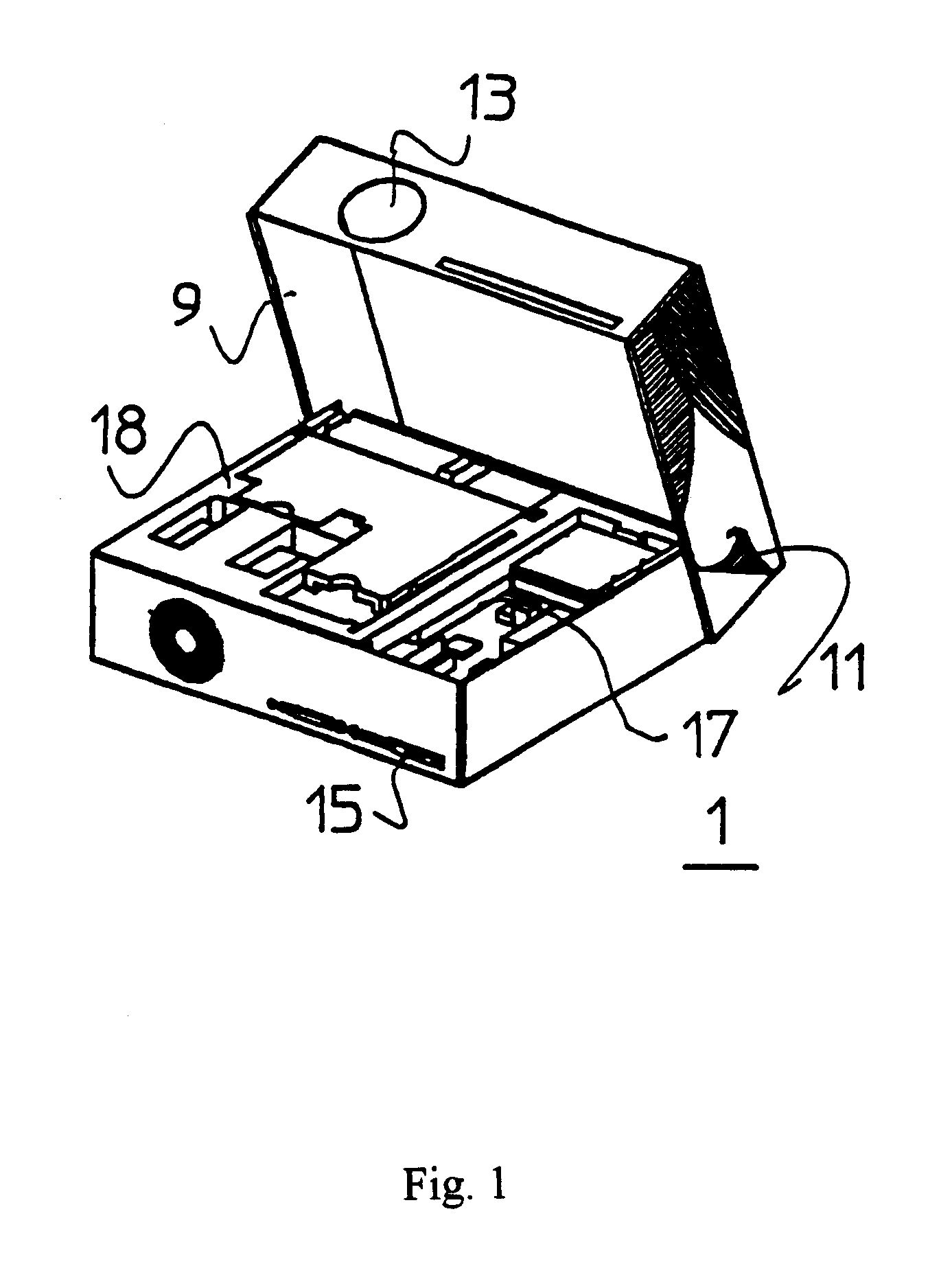 Folding component housing