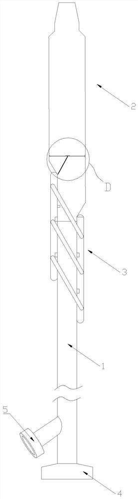 Balloon dilatation type support and taking-out device thereof