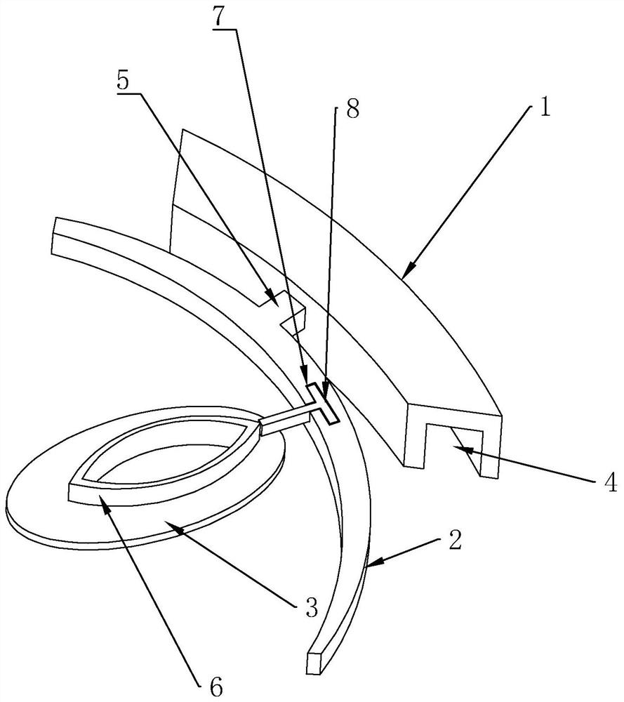 A positioning guide plate for extraction of embedded supernumerary teeth in anterior region and its manufacturing method