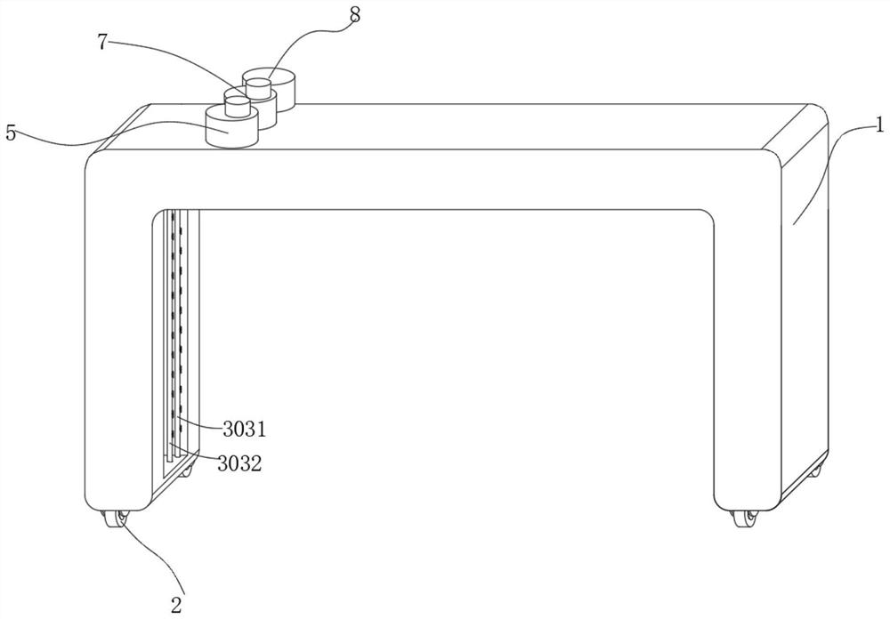 Gantry arm car washing device