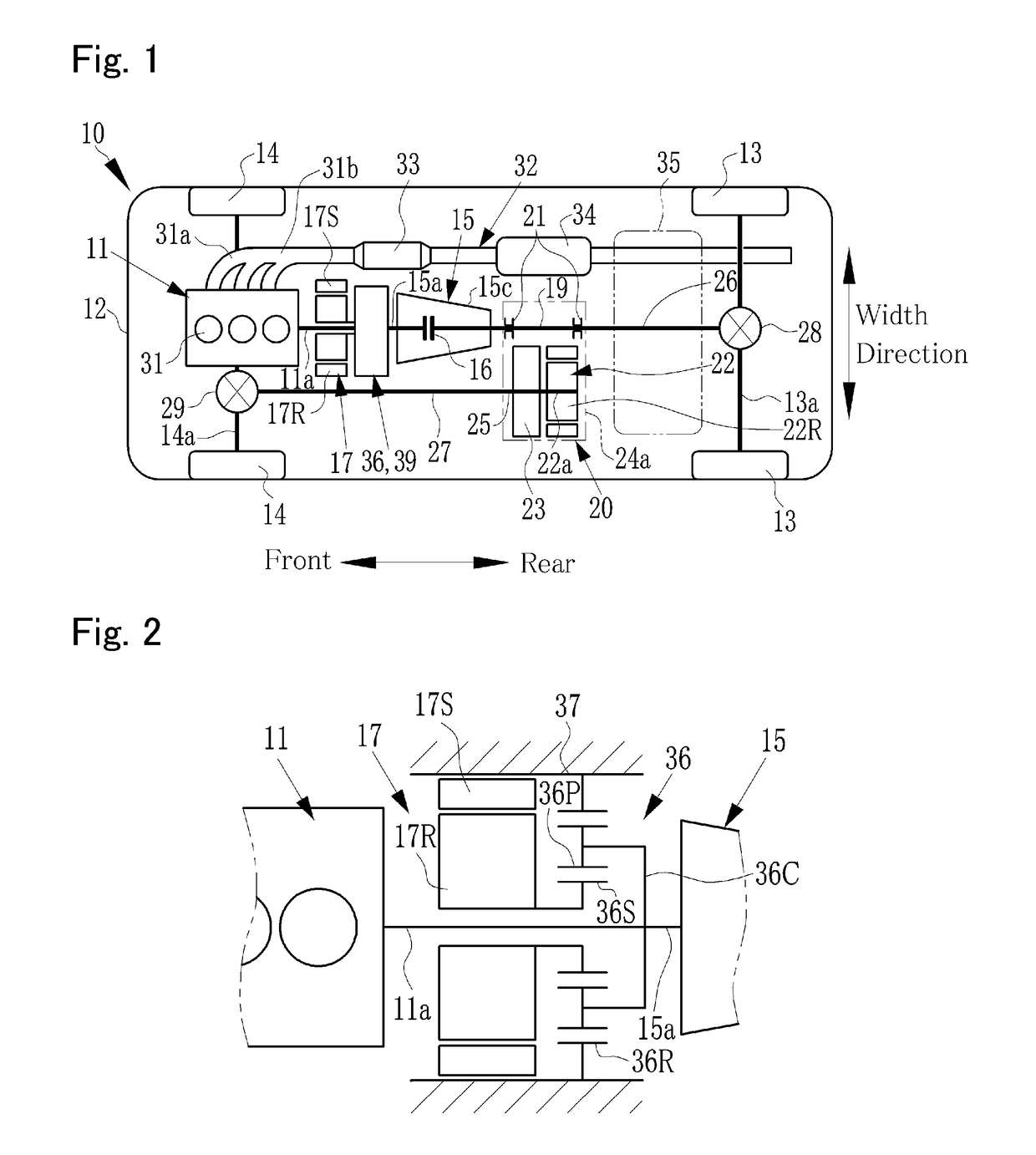 Drive unit for four-wheel drive vehicle