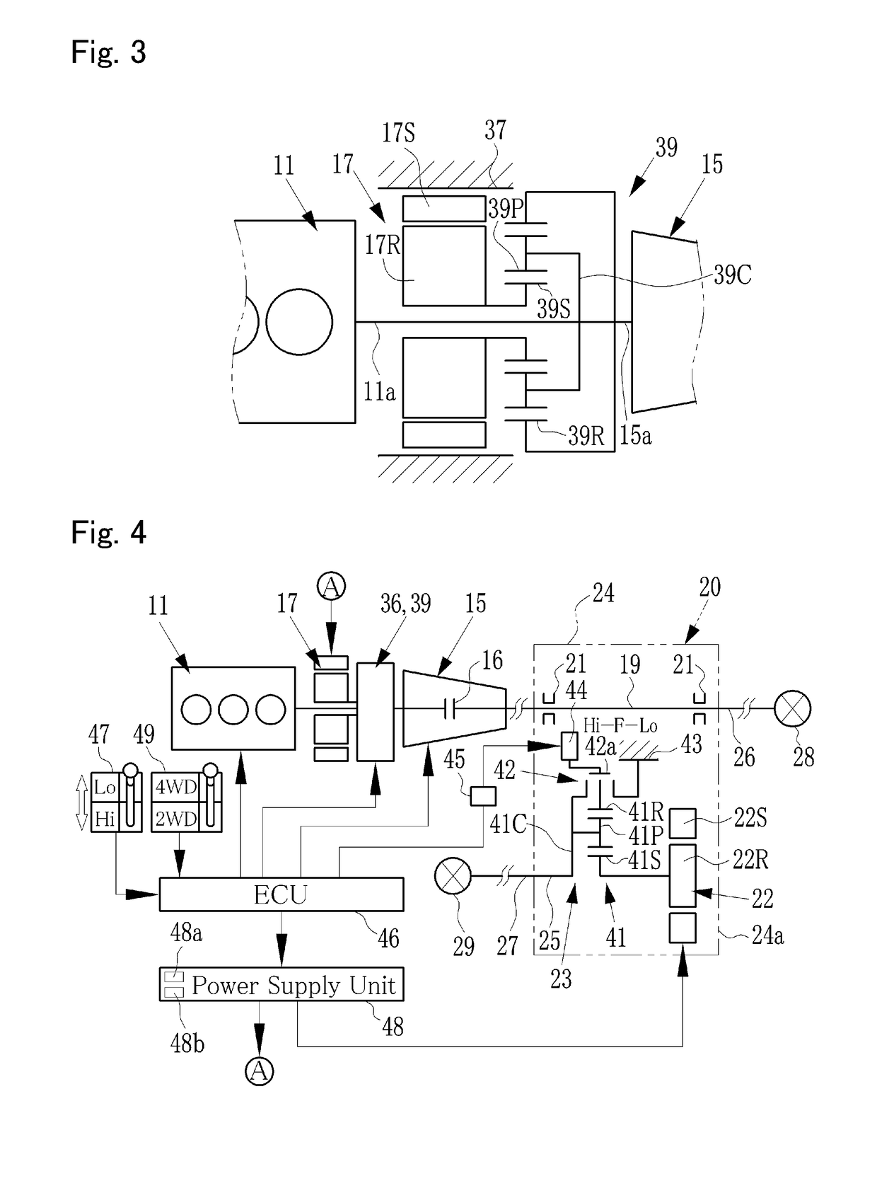 Drive unit for four-wheel drive vehicle